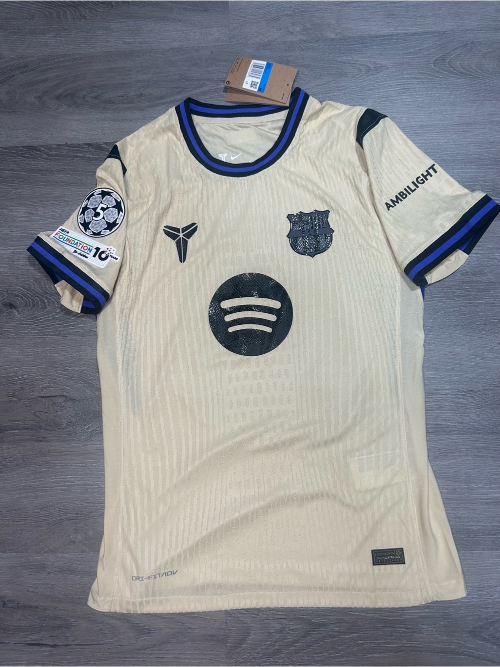 Nike KOBE x FC Barcelona 10LAMINE YAMAL 25/26 UCL  Jersey authentic Player Small